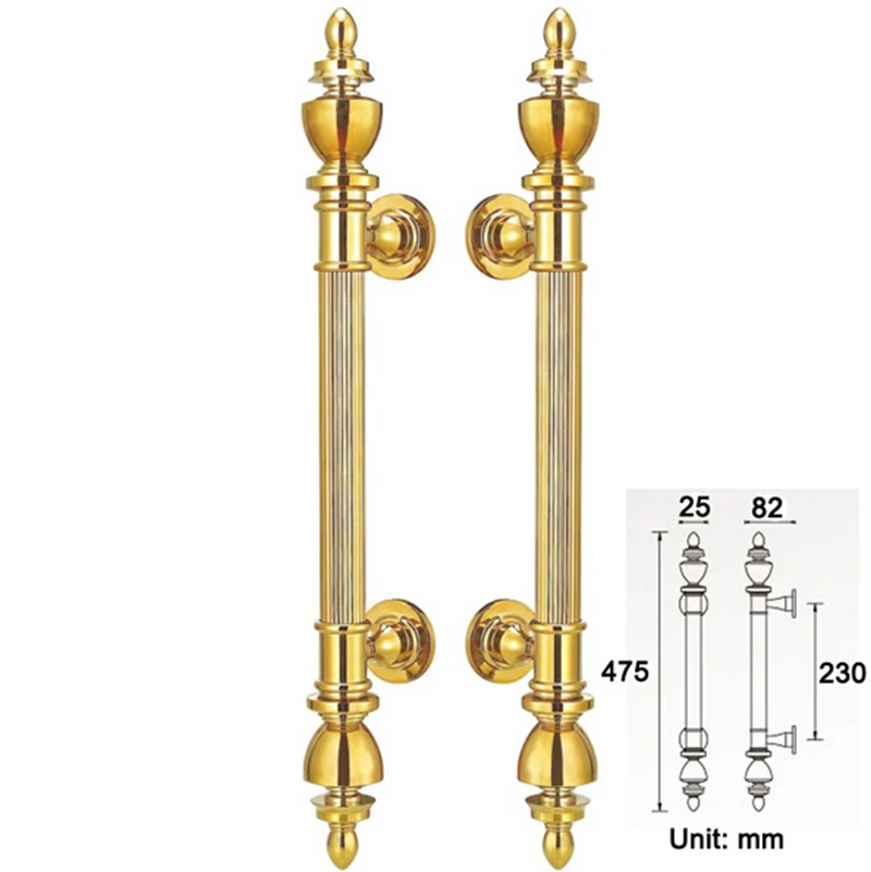 Антимикробная Медь Cu + дверные ручки Входная дверная ручка 25*475 мм для