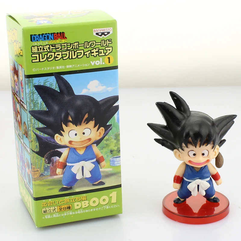 Бесплатная доставка 8 шт Мини Dragon Ball Z Аниме твердый набор WCF 1st Ver. В коробке 6 см ПВХ