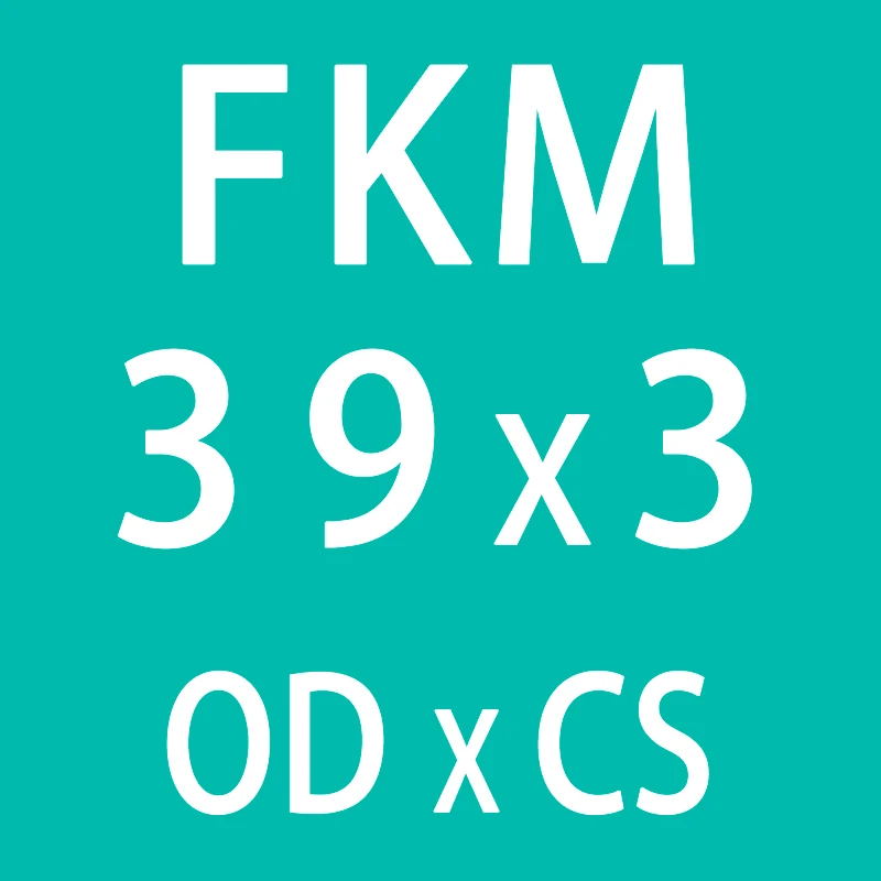 5 шт./лот резиновое кольцо зеленый FKM уплотнительное кольцо OD31/32/33/34/35/36/37/38/39/40*3 мм Толщина уплотнительное кольцо масляное кольцо прокладки, шайбы - Цвет: OD39mm