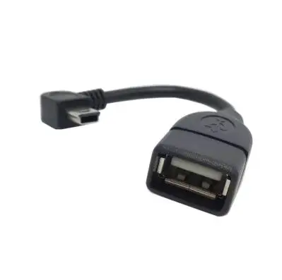 

Кабель с левым углом 90 градусов USB Mini 5Pin штекер-USB гнездо 10 см
