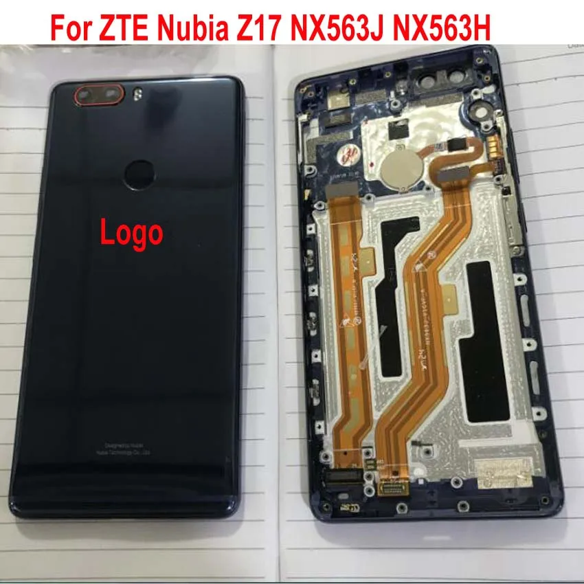 Оригинальная задняя крышка батарейного отсека для ZTE Nubia Z17 NX563J NX563H дверной корпус
