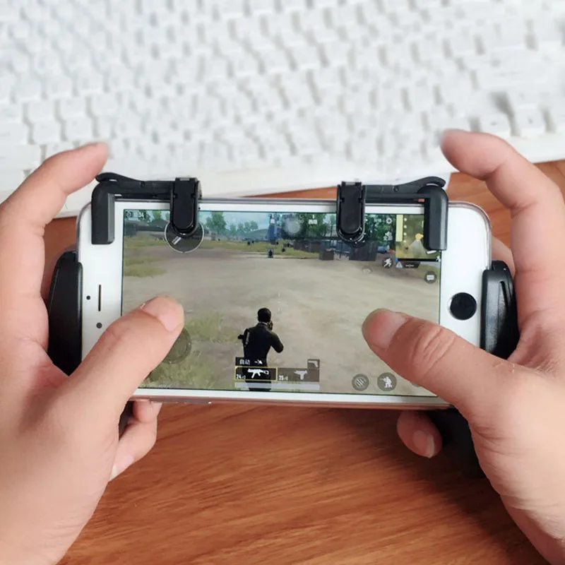 1 пара R1L1 мобильный телефон игровой курок для Pubg управление Лер Aim ключи L1R1