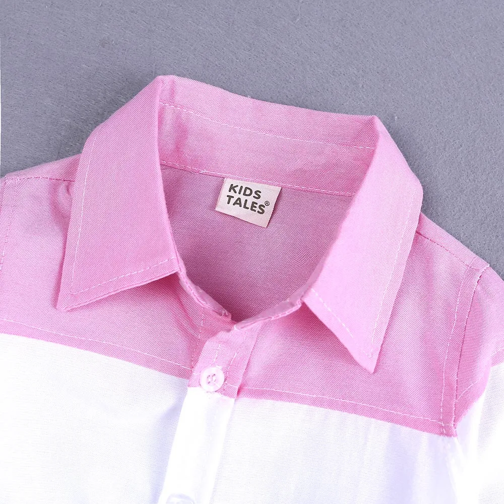 Футболка в полоску с повязкой на голову для маленьких мальчиков и девочек