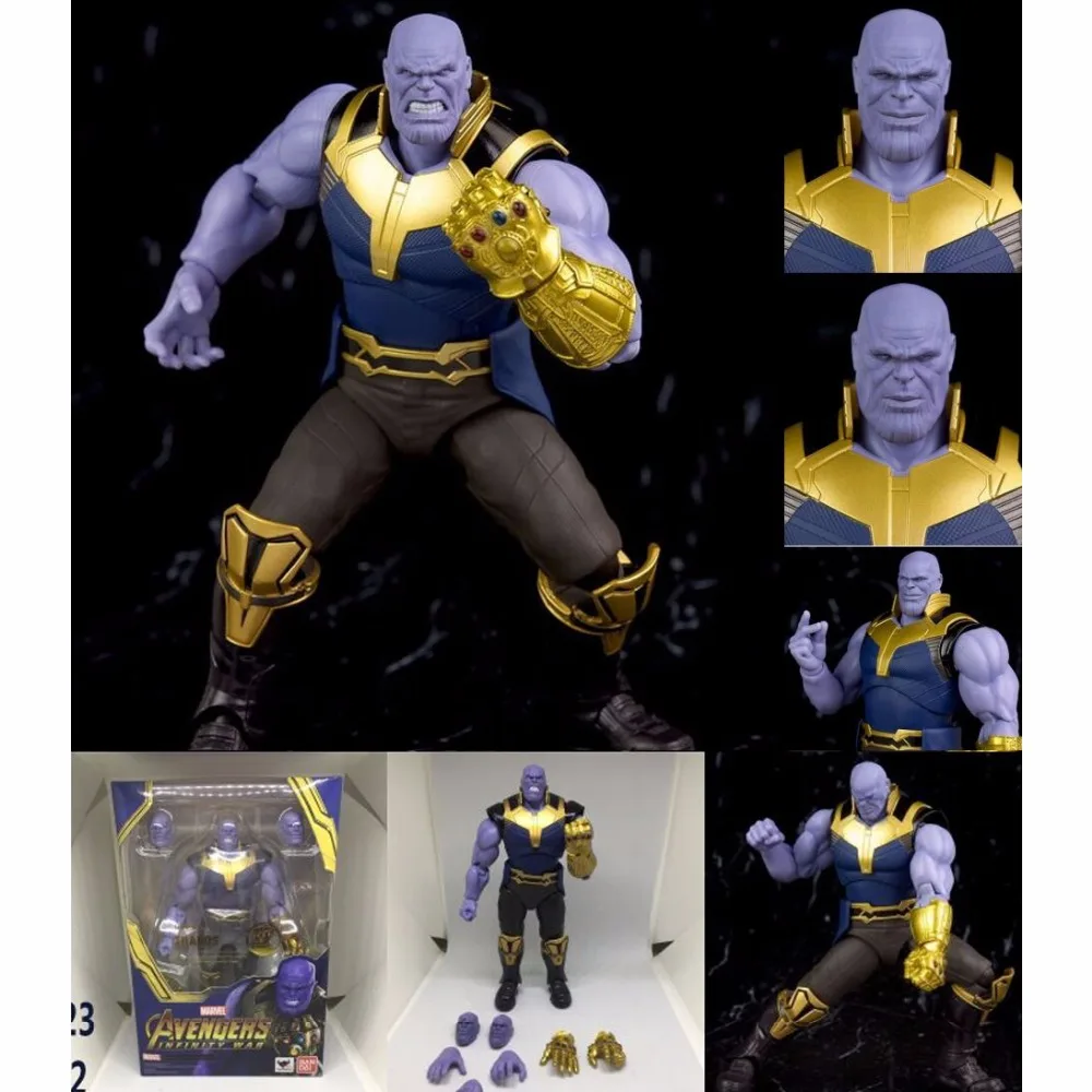 Фигурка танос SHF Thanos фигурarts PVC Action фигурки игрушки куклы для рождественского