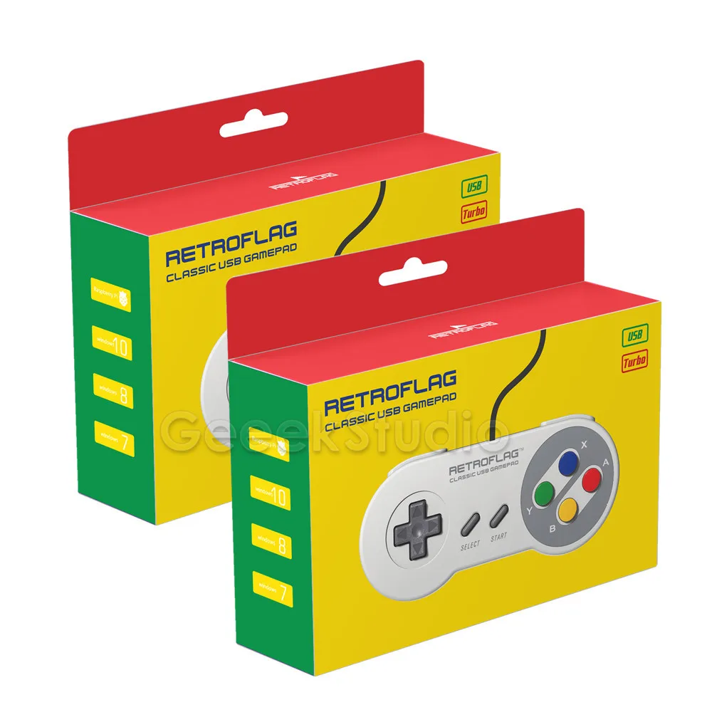 2 Units Gray USB геймпад SUPERPi игровой контроллер для SUPERPi чехол-U/чехол-J/NESPi чехол/Raspberry Pi - Цвет: 2 Units Gray