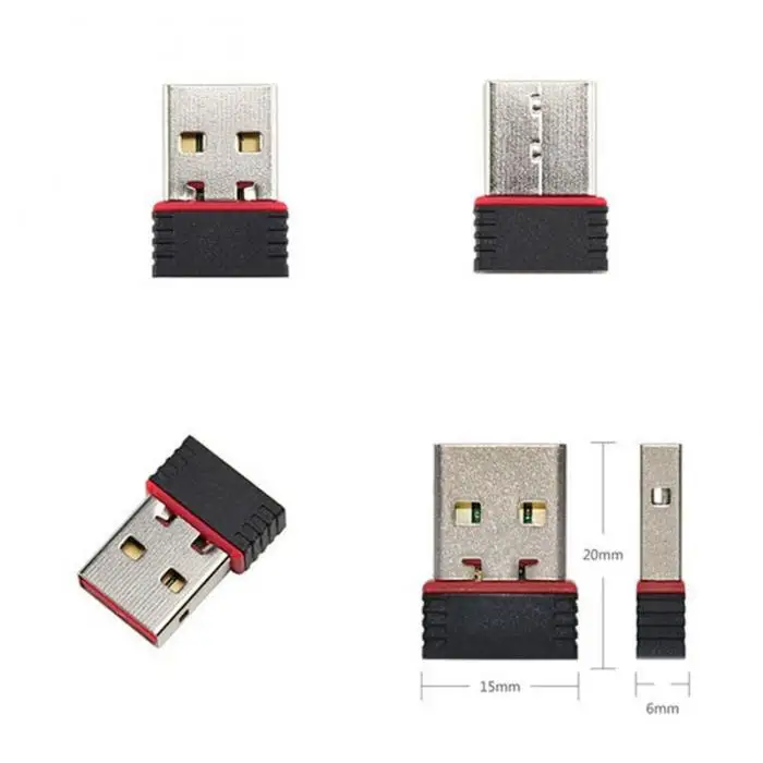 Мини USB беспроводной адаптер карта 150 Мбит/с антенна компьютер для Windows XP/Vista/7/8/Linux Macos EM88
