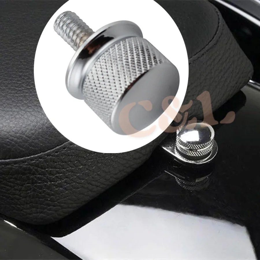 Оптовая продажа 5 шт. хромированный рифленый винт для Harley Sportster Dyna |