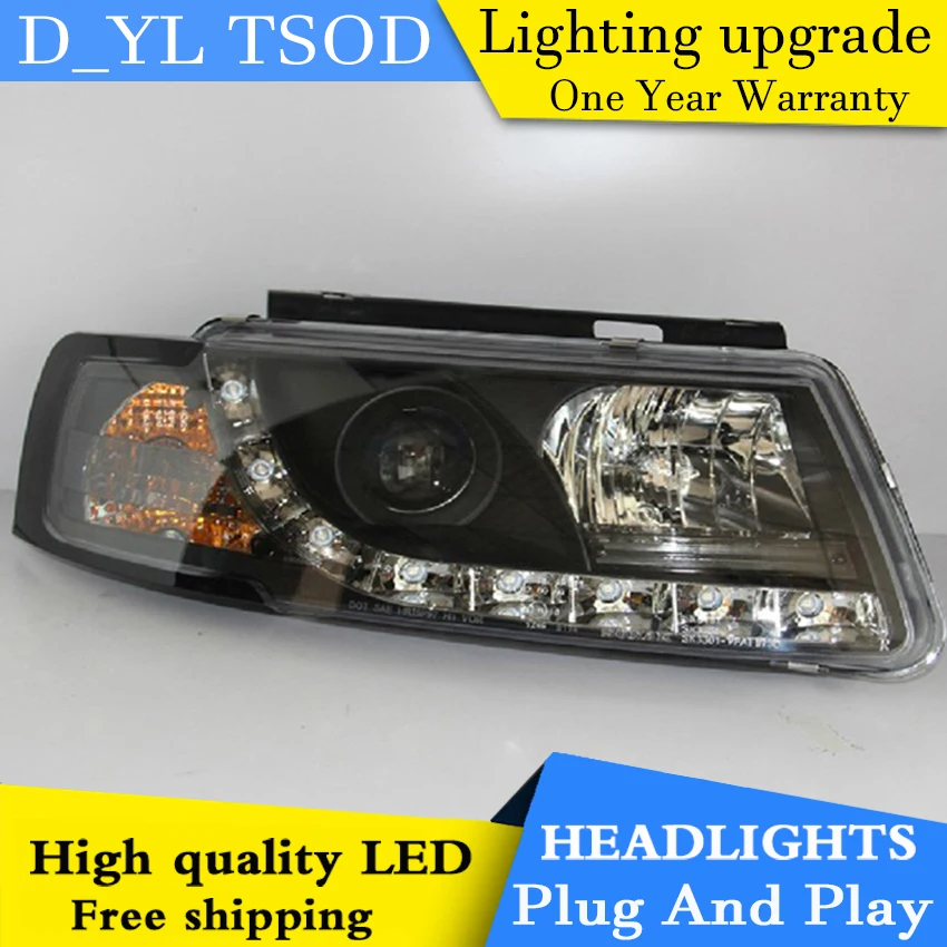 D_YL автомобильный Стайлинг для фар VW Passat 1998 2005 светодиодный ные фары DRL