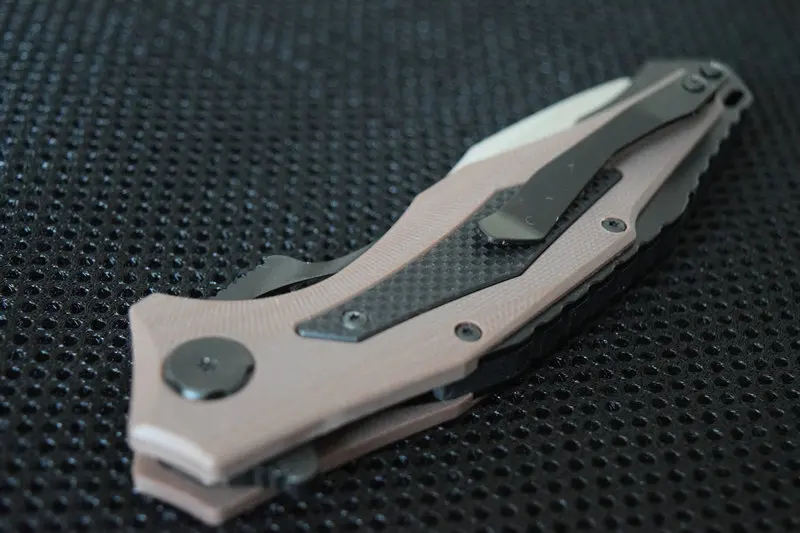 Trskt ZT Складной нож 9Cr18mov стальной с G10 ручкой 58HRC охотничий нож выживания походные ножи открытый инструмент дропшиппинг