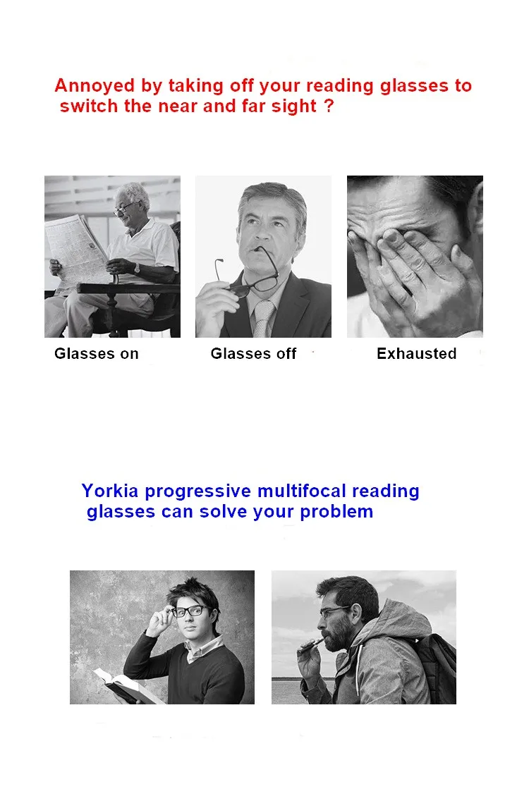 Dorkia очки для чтения прогрессивные Мультифокальные унисекс для мужчин и женщин модные полуоправы сплав рамки пресбиопии дальнозоркости