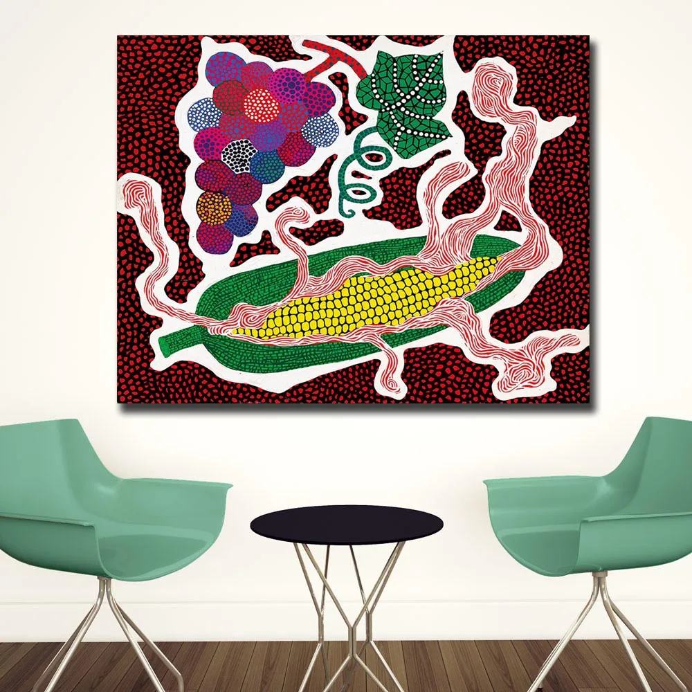 Картина маслом на холсте Yayoi Kusama Field домашняя декоративная картина для гостиной |