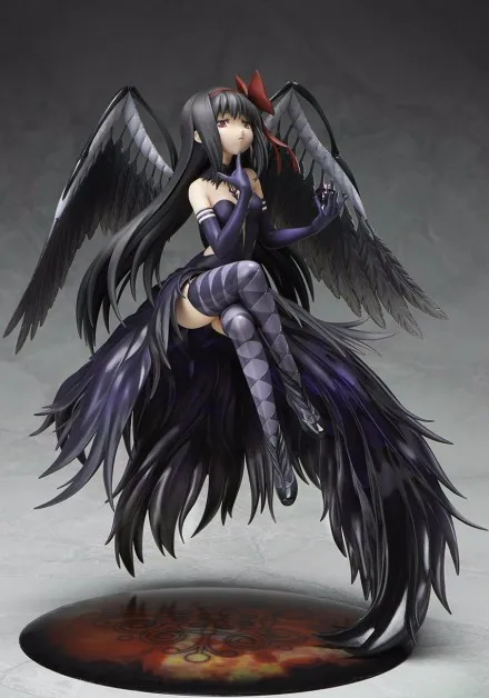 Puella Magi Madoka Magica Homura Akemi черный Дьявол Версия роскошное платье Хэллоуин Косплей демона Костюм Злая Униформа на заказ