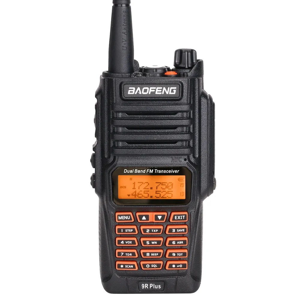 Baofeng UV-9R IP67 Водонепроницаемый иди и болтай Walkie Talkie 8 Вт Dual Band 136-174/400-520 МГц Ham cb радио 10 км дальность UV9R UV-82 UV-5R UV-XR