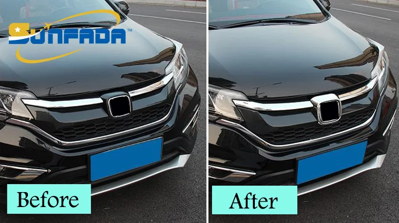 SUNFADA 1 шт. ABS хром/краска передний логотип декоративная крышка подходит для Honda CRV CR