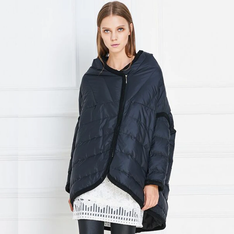 Высокое качество необычная свободная зимняя куртка для женщин новинка 2018