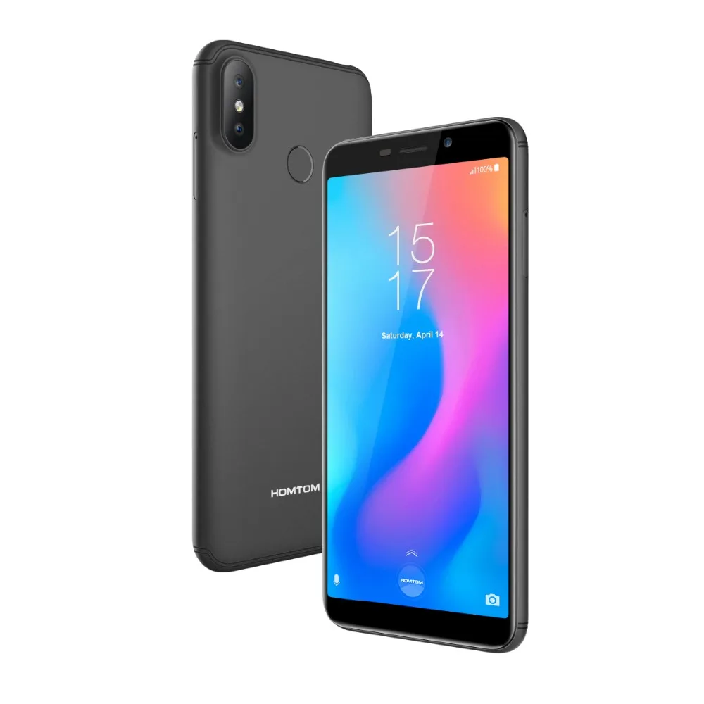 Homtom C2 MT6739 Quad Core 5.5 inch HD+ Screen Smartphone 2GB RAM 16GB ROM 13MP+2MP Dual Back Cam Face ID 4G LTE Mobile Phone | Мобильные
