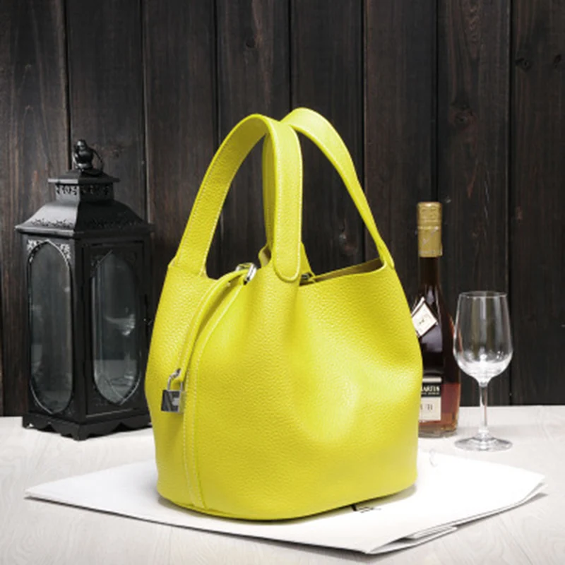 Сумка тоут в форме бочонка женская сумка ручной работы из 2018 натуральной кожи