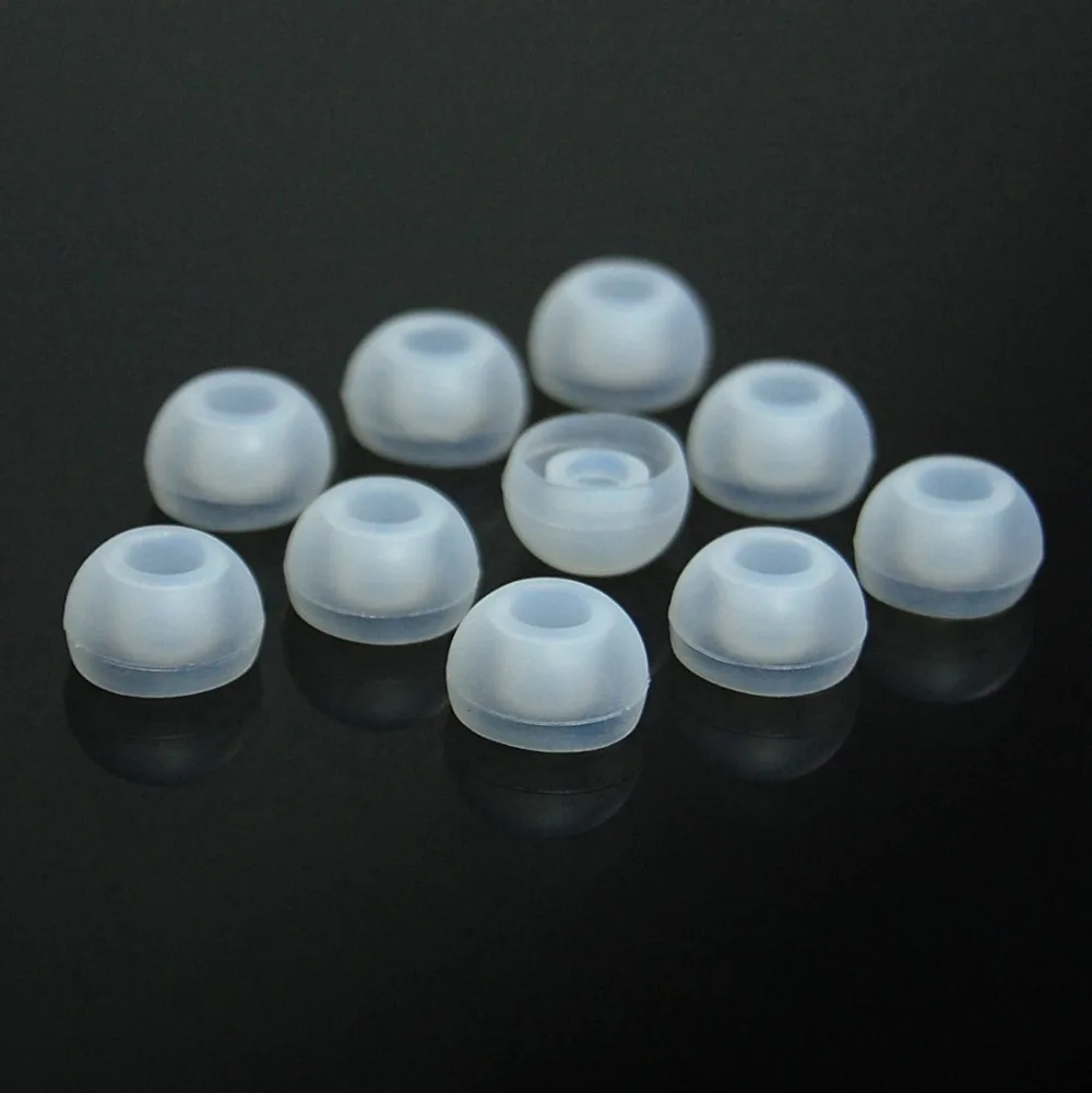 Большие прозрачные силиконовые сменные насадки для наушников Sony Sennheiser Plantronics TDK