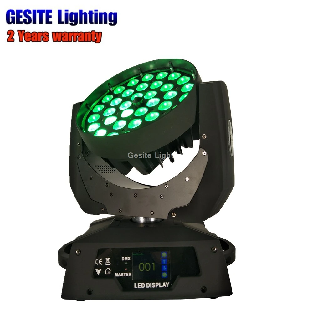 Rode case Высокое качество 36 шт. LED Moving Wash Head 36*15 Вт RGBWA 54в1 Led Zoom Light|Эффект освещения