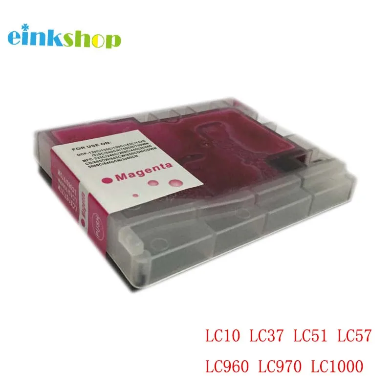 Картридж с чернилами einkshop LC10 LC37 LC51 LC57 LC960 LC970 LC1000 для Brother DCP-130C DCP-135C MFC-235C 750CN 750CW 465CN |