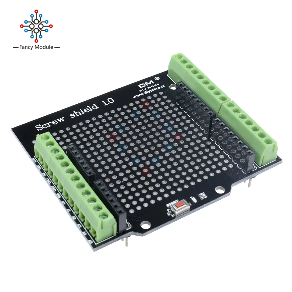 Винт щит Proto для Arduino Кнопка сброса с открытым исходным кодом D13 LED|shield|shield for