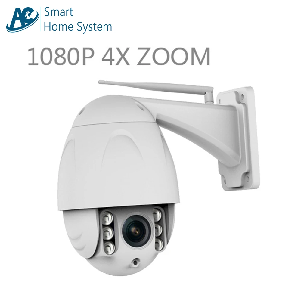 Wi Fi 1080p IP камера 360 градусов Водонепроницаемая беспроводная система наружного