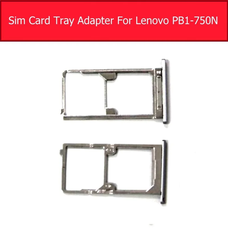100% подлинный слот для Sim карты Lenovo PB1 750 750N 750M Разъем SIM металлический держатель