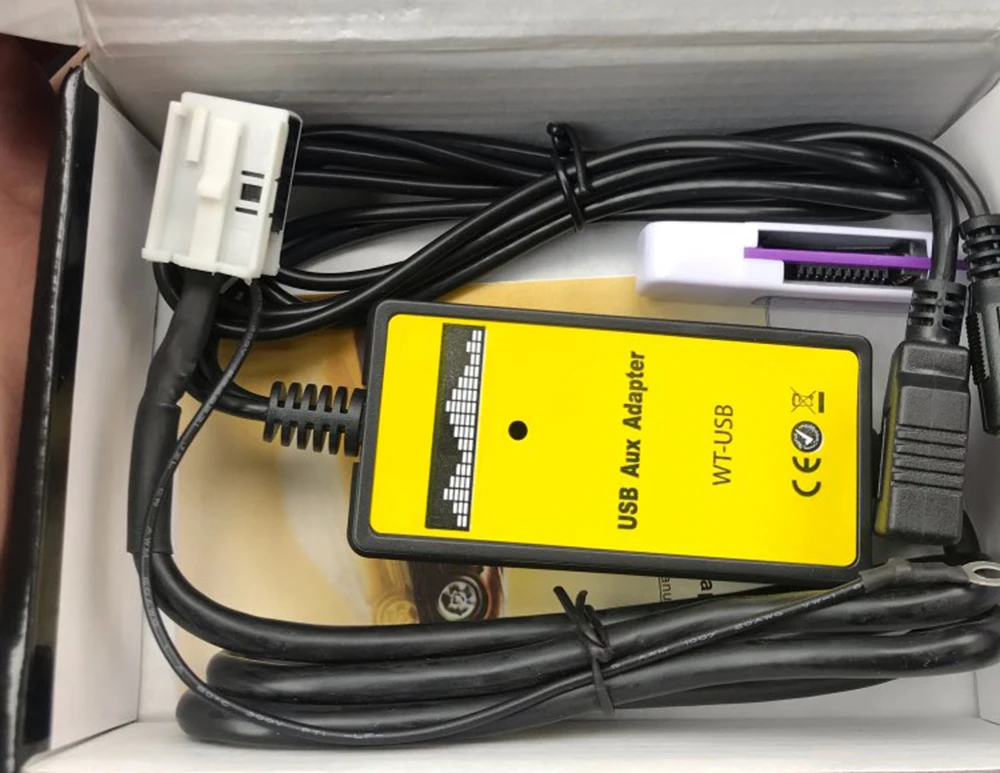 Автомобильный CD адаптер MP3 аудио интерфейс AUX USB SD 12P подключение cd-чейнджер для Audi A3 A4 для Volkswagen Passat для Skoda Octavi