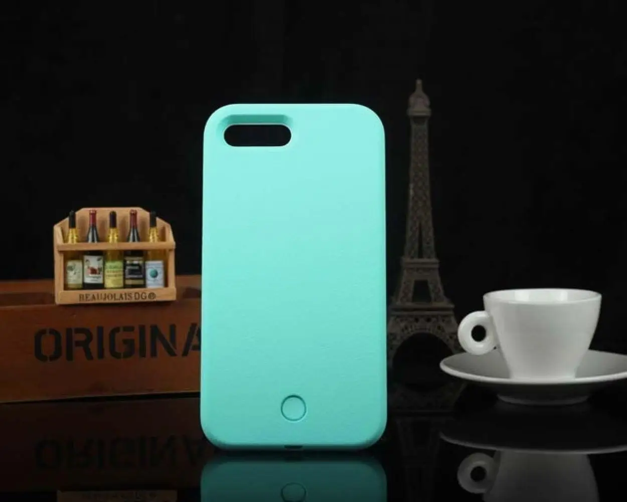 Light Glow Phone Case Cover for iPhone 6 6s 7 7plus Selfie For X XS 8 Plus Fill Artifact Cases |