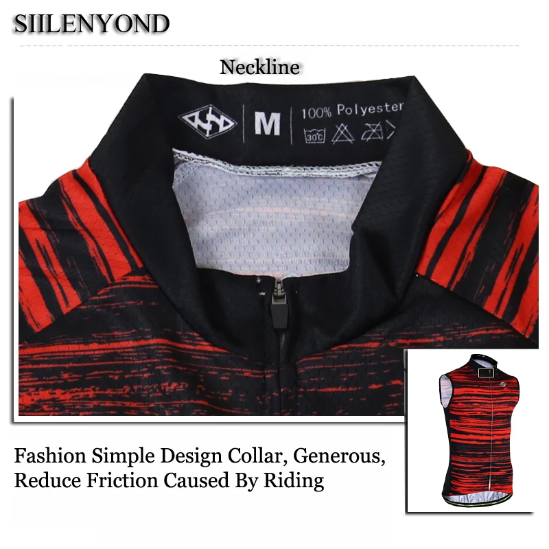 Siilenyond Pro, без рукавов, Джерси для велоспорта, горный велосипед, жилеты для велоспорта, одежда для велоспорта, быстросохнущая летняя одежда для велоспорта