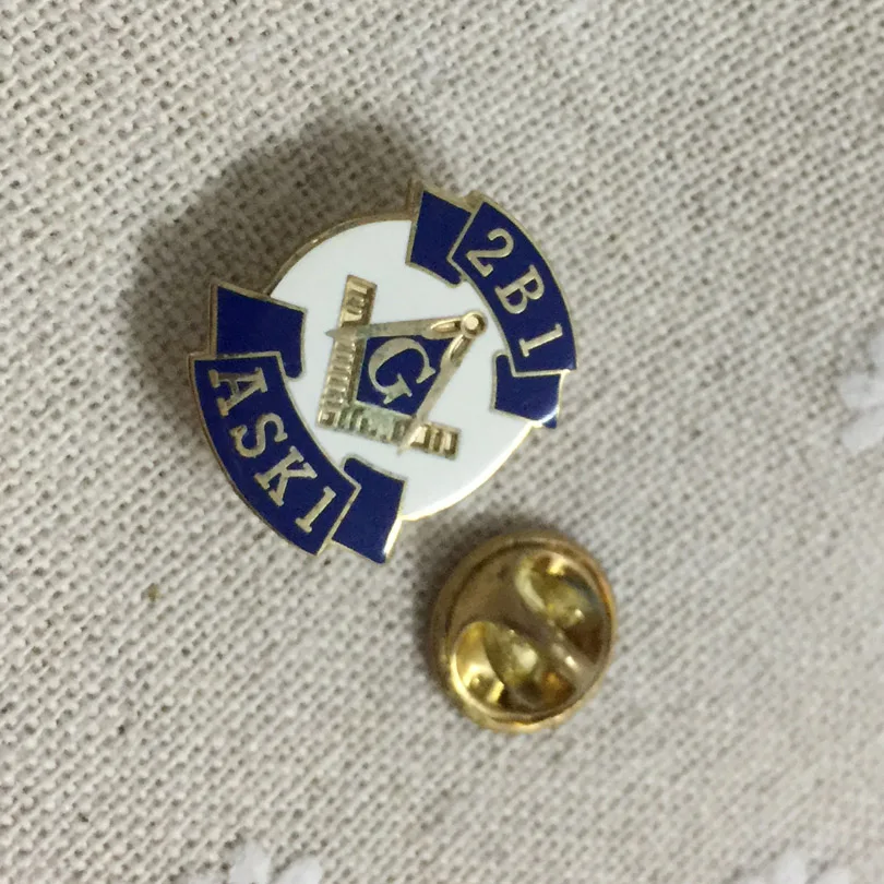 200 шт. 2 в1 ASK1 свободные значки и броши масонская B 1 ASK 1-Фотоэлемент галстука или