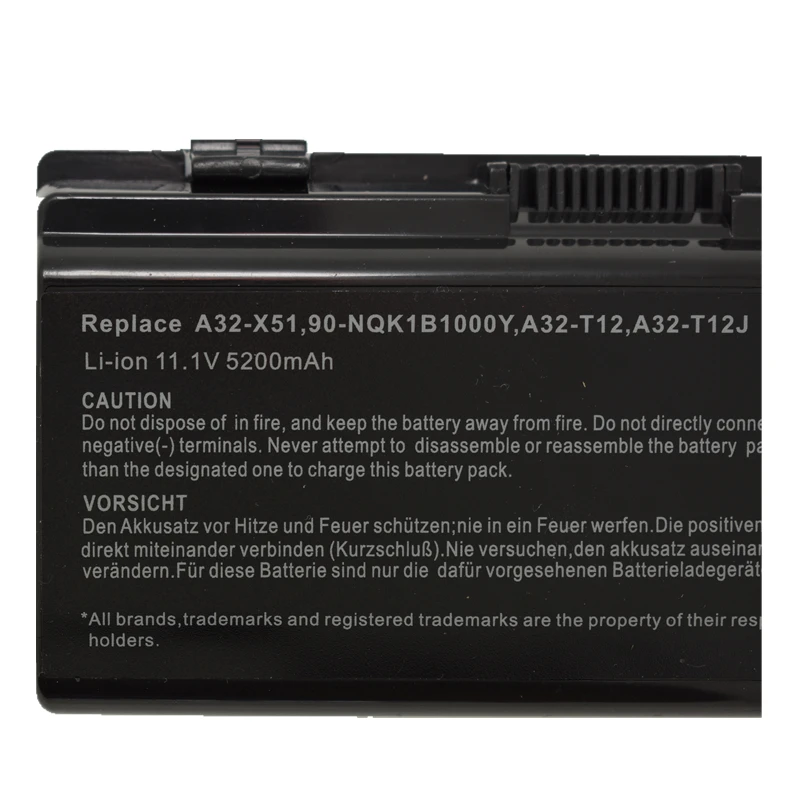 HSW 6 ячеек ноутбук Батарея для Asus T12 T12C T12Er T12Jg T12Mg T12Ug X51H X51L X51R X51RL 90 NQK1B1000Y A32 X51 bateria|laptop