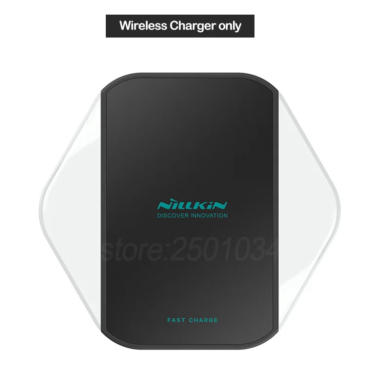 Charger only Nillkin Qi Беспроводное зарядное устройство+ приемник type-C Беспроводная зарядка для huawei mate 9 10 Pro Honor 10 8 9 V9 V10 P9 P10 Plus P20 Pro - Тип штекера: Charger only