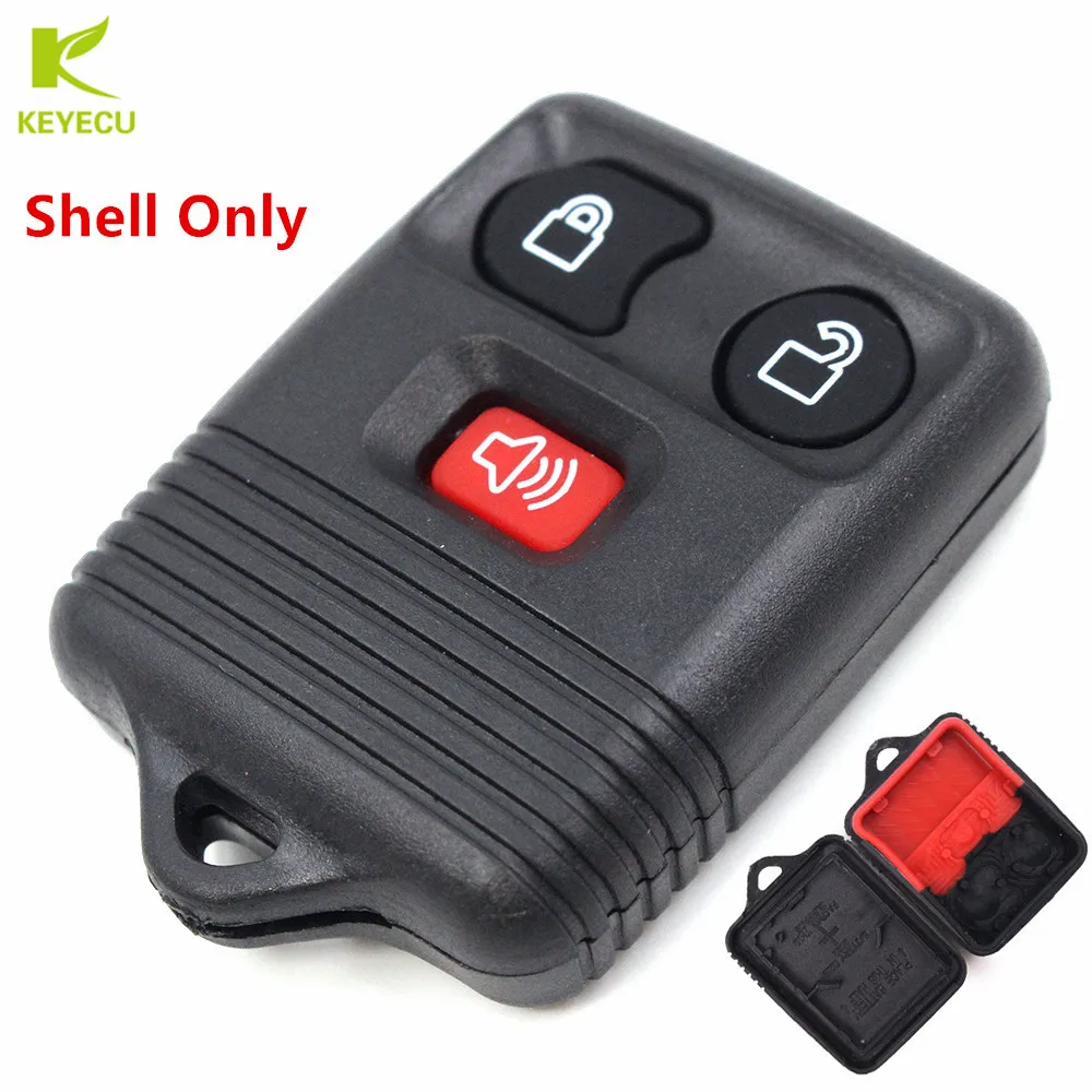 KEYECU Замена дистанционного ключа Fob корпус 3 кнопки для Ford 1998 2016 Expedition F Series 150 250 350 450