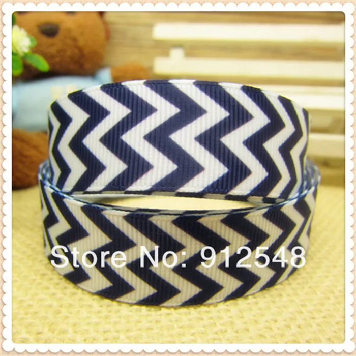 YJHSMY 7/8 ''22 мм 15 цветов микс 5 ярдов/лот шеврон напечатанный grosgrain ripple лента для волос «сделай сам» вечерние украшения оптом, MDBW16 - Цвет: 9