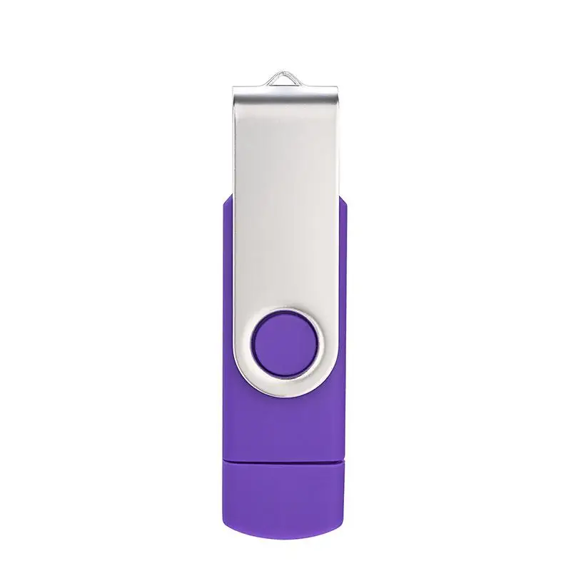 Purple OTG usb флэш-накопитель 64G 32G 16G 8G 4G флеш-накопитель для большого пальца Android OTG usb ключ - Цвет: Purple