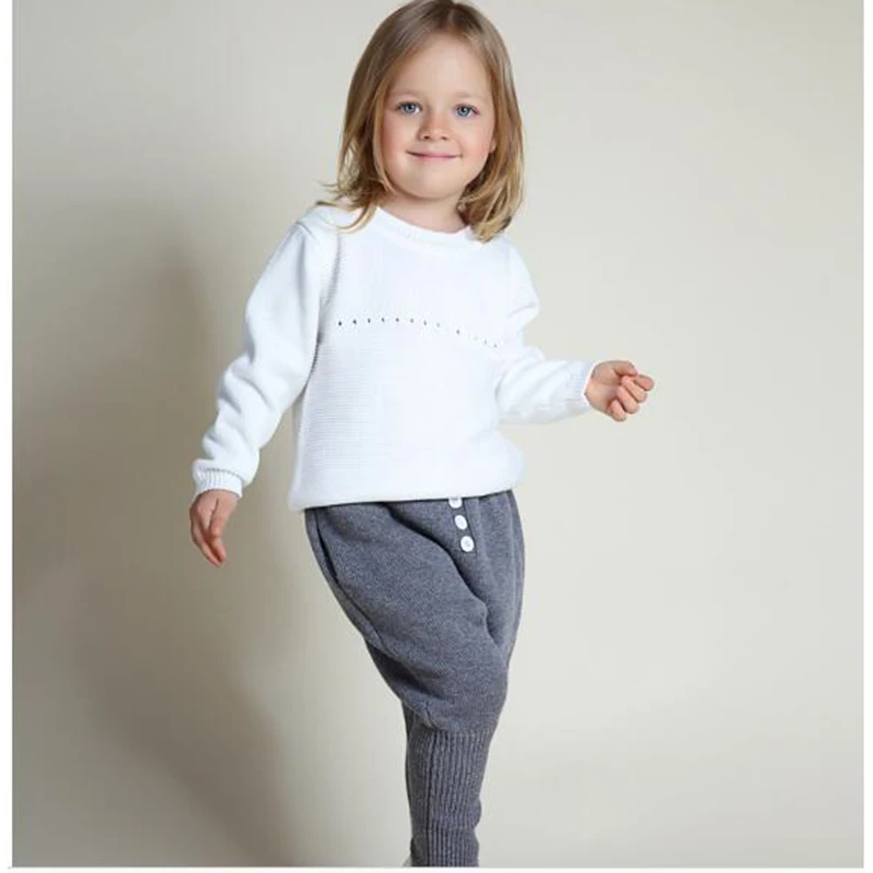 2019 Knitting Rabbi Wool Suit Spring Winter Girls Clothes 1-5Yrs Kids Sweaters Fashion Boys Little Rabbit Embroidered | Детская одежда