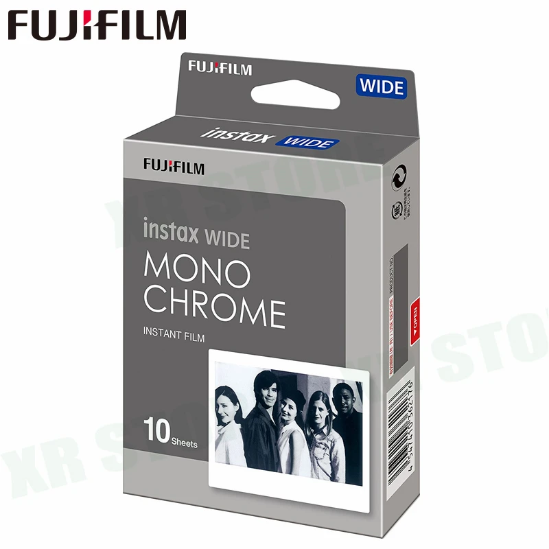 Монохромная пленка Fujifilm Instax Wide 10 пленок для камеры Fuji 100 200 210 300 500AF фото