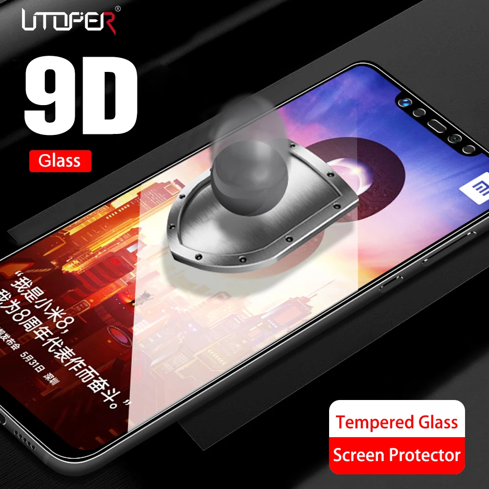9D закаленное защитное стекло для Redmi Note 6 Pro Защитное экрана Xiaomi Mi 8 Lite Play Mix 3 5 Plus 6A |