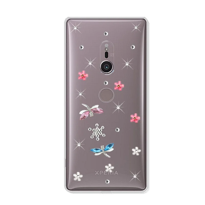 XZ2 Премиум чехол со стразами для Sony Xperia XZ XZ1 Compact XZ3 Z5 Z4 Z3 Plus E4 E5 M5 M4 C5 C4 L2 L1 телефона |