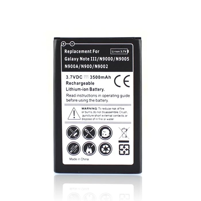 3500 мАч мобильный телефон запасная батарея для Samsung Galaxy Note 3 Note3 N9000 N9005 N900A N900 N9002|note
