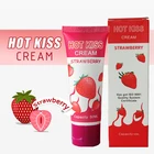 Съедобный Анальный гель Hot Kiss Silk Touch, лубрикант в виде клубники для секса, крем для женского оргазма, водорастворимое смазочное масло для взрослых
