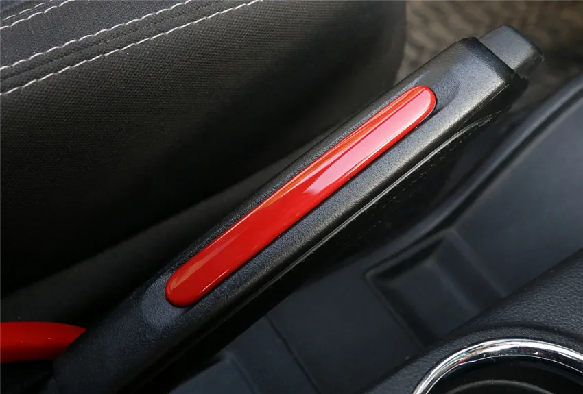 3Pcs/Set ABS Red Car Interior Hand Brake Cover Decoration Trim Sticker Fit For Jeep Wrangler 2011-2016 | Автомобили и мотоциклы