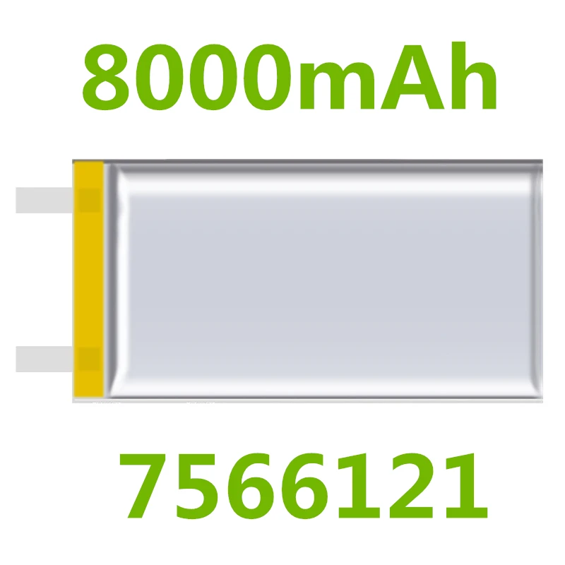 

2 шт., литий-ионный аккумулятор KERNUAP, 3,7 в, 8000 мАч, 7566121
