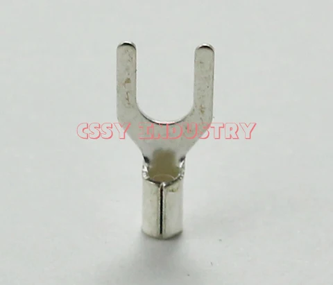 

Freeshipping SNB1.25-8 SNB1.25-10 SNB2-3 SNB2-4sFurcate naked fork terminal Non-insulated connector 16-14AWG 1.5-2.5mm2