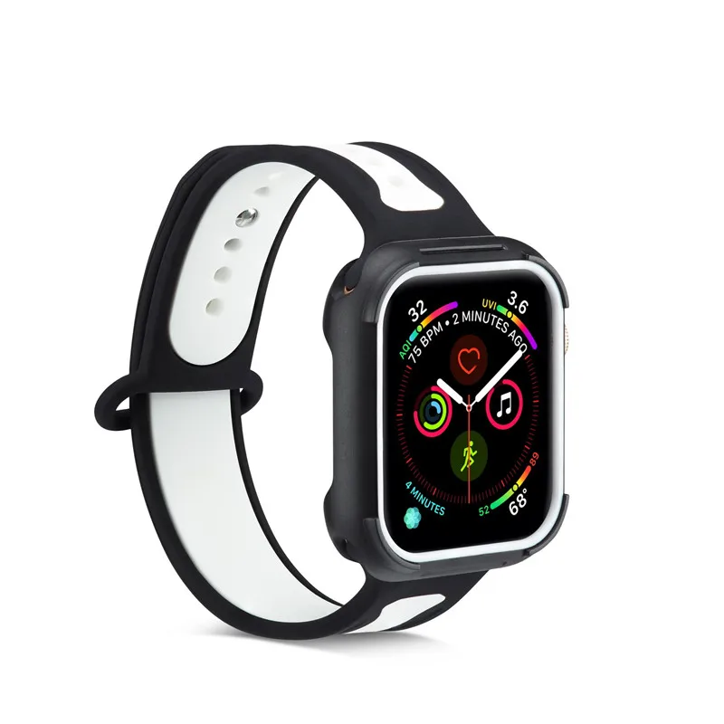 Чехол для Apple Watch Series 4 Sport Style чехол из поликарбоната с рамкой iWatch s 40 мм 44 защитный