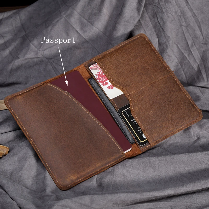 YISHEN из натуральной кожи Обложка для паспорта кошелек Чехол заграничного