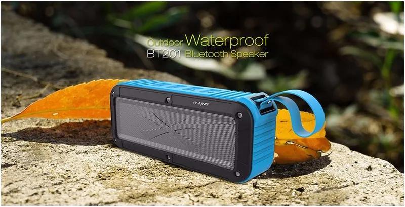 W-King S20 портативный водонепроницаемый Bluetooth динамик беспроводной супер NFC бас громкий динамик TF карта AUX в MP3-плеер для велосипеда