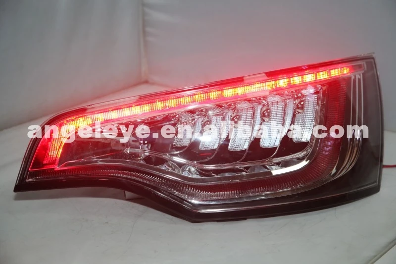 Для Audi Q7 светодиодный фонарь светильник задний лампа 2006-2010 год серебро Корпус