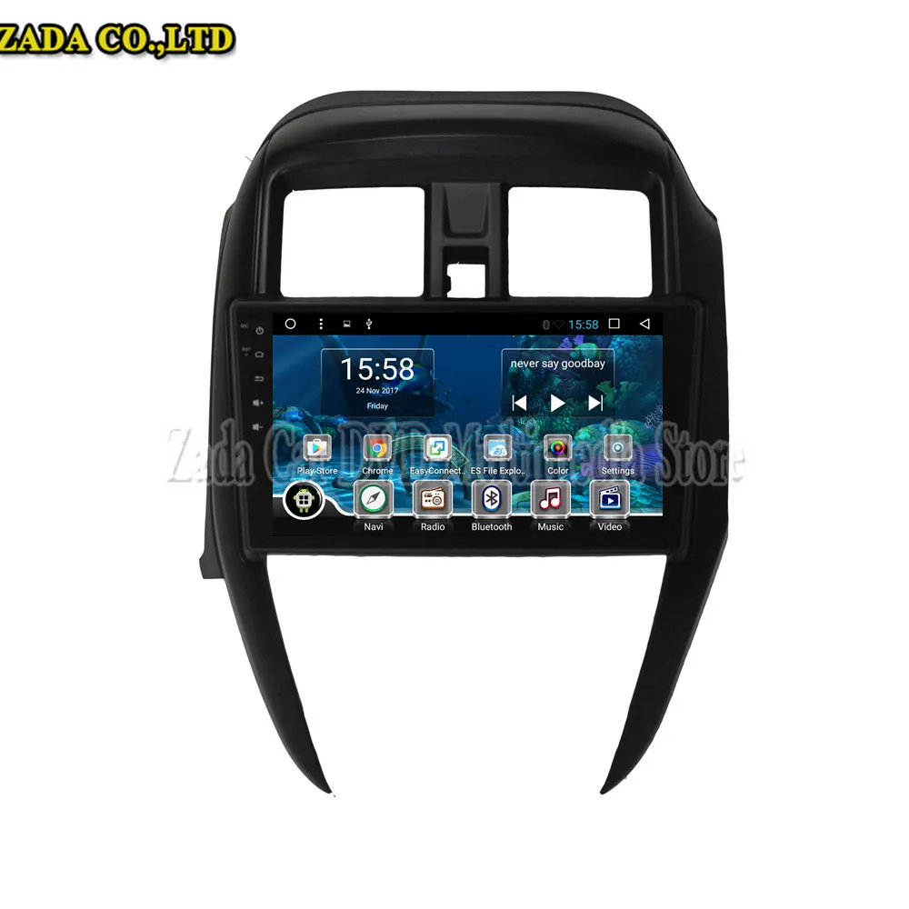 NaviTopia 10.1inch 1024*600 1GB/2GB RAM Quad Core/Octa Core Android 6.0 Car Radio player for Nissan Sunny 2014 2015 2016 | Автомобили и